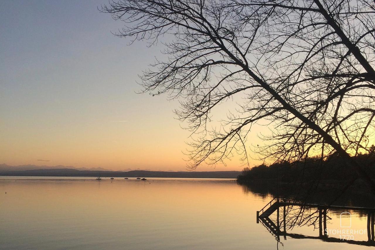 5 Sterne Penthouse-Loft Gut Stohrerhof Bis 4 Personen Diessen am Ammersee Luaran gambar