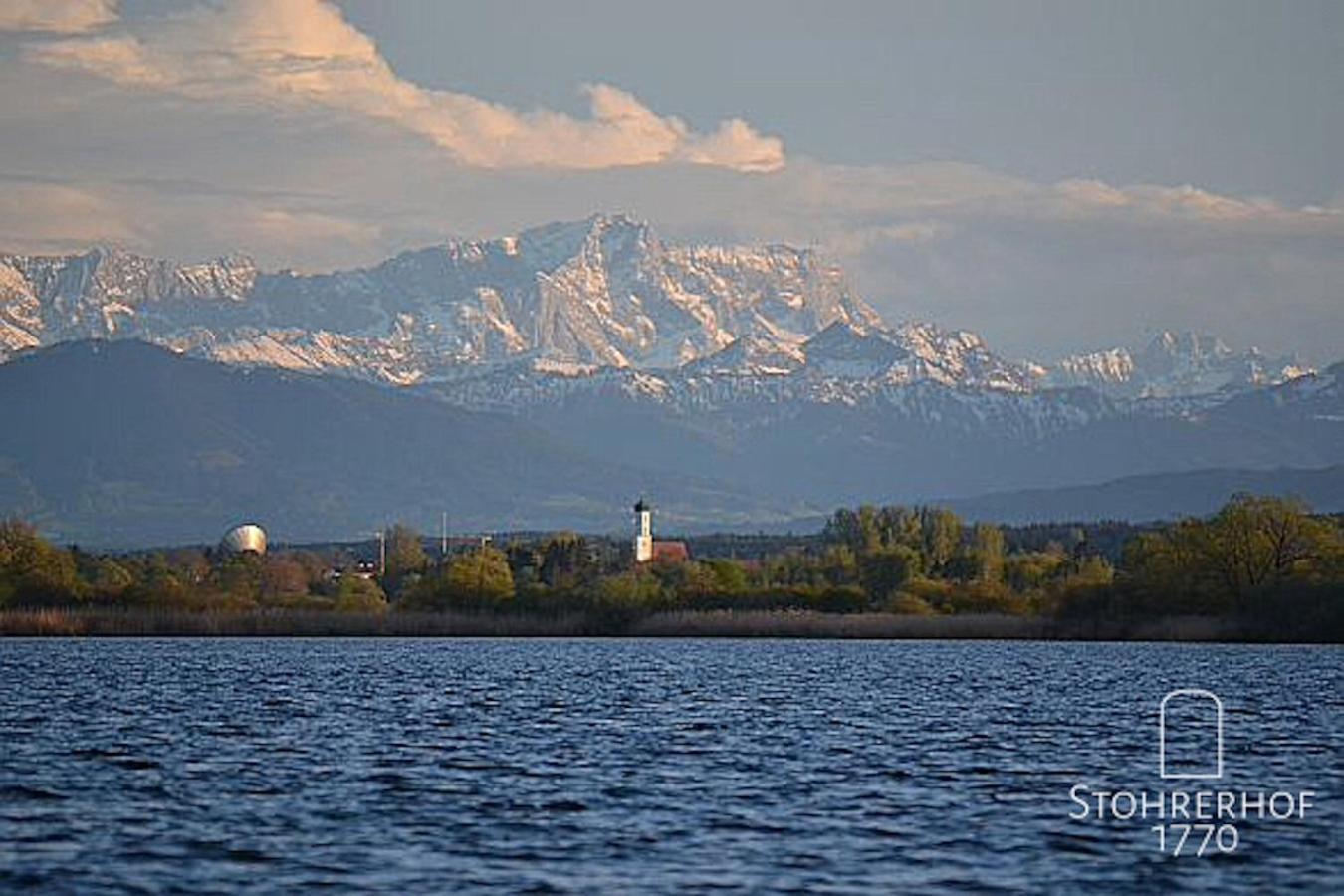 5 Sterne Penthouse-Loft Gut Stohrerhof Bis 4 Personen Diessen am Ammersee Luaran gambar