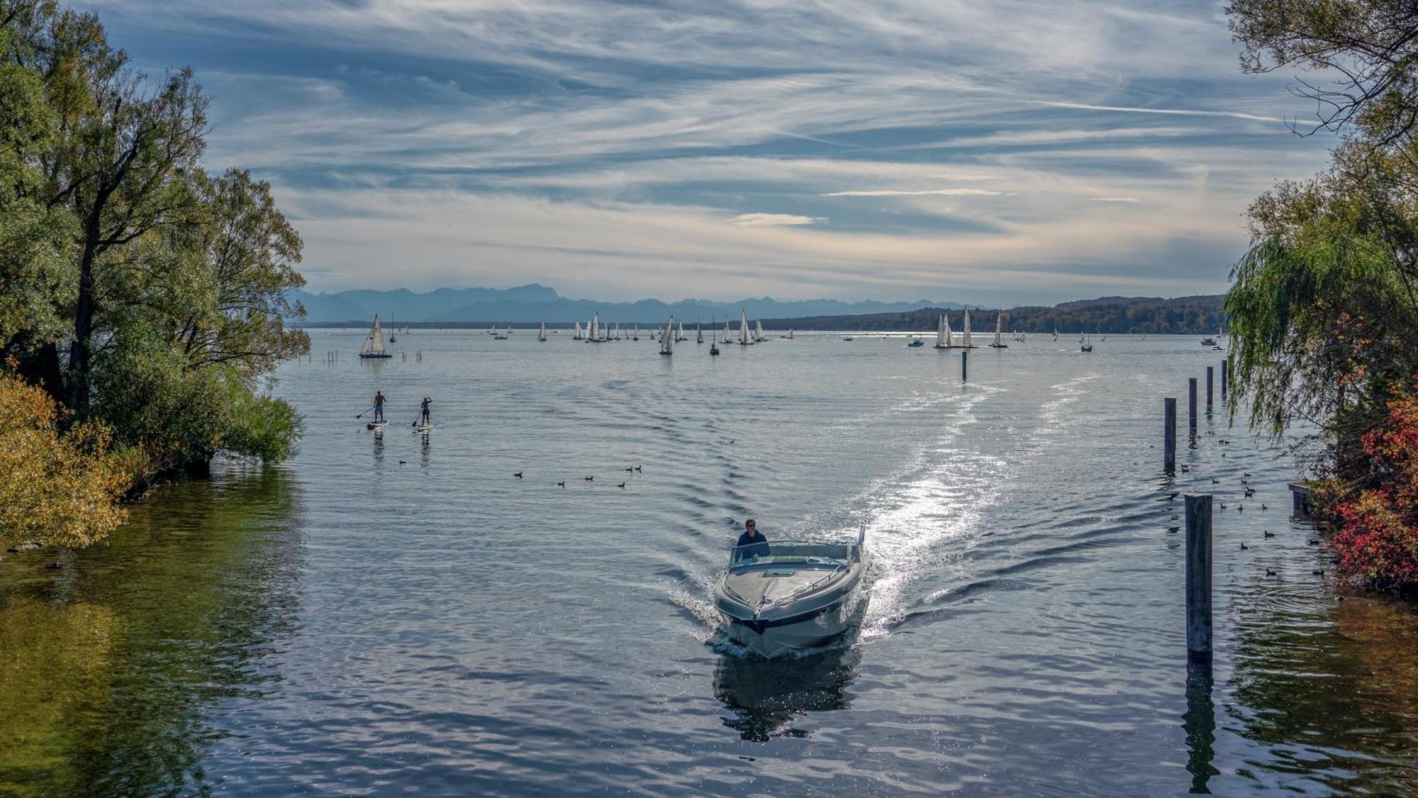 5 Sterne Penthouse-Loft Gut Stohrerhof Bis 4 Personen Diessen am Ammersee Luaran gambar